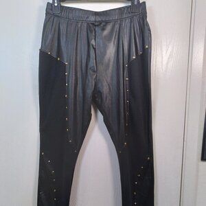 Touch Me Black High waisted Leggings Size: L